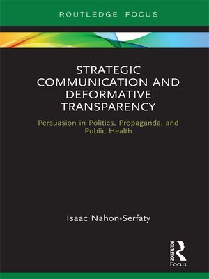 cover image of Strategic Communication and Deformative Transparency